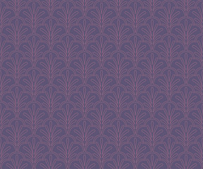 Elegant art nouveau seamless pattern. Abstract minimalist background. Geometric art deco texture.