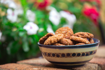Galletas caseras de avena