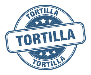 tortilla stamp. tortilla round grunge sign. label