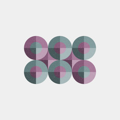 Colour Dots Universe Logo art design illustration