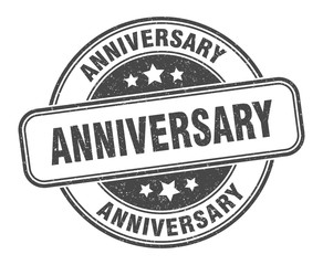 anniversary stamp. anniversary round grunge sign. label