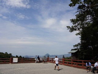 The view of Kotohira in Japan