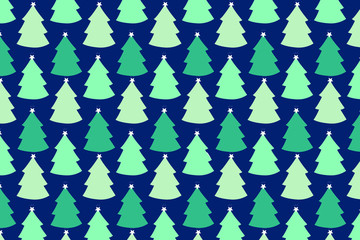 christmas tree seamless pattern blue background vector holiday green chevron frost cool decoration stationery mug fabric product design winter festive pattern modern