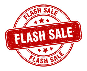 flash sale stamp. flash sale label. round grunge sign