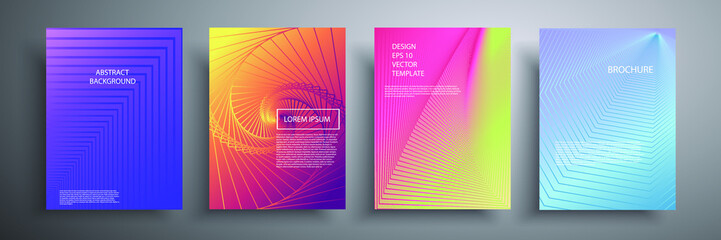 Abstract illustration of cover, art vector texture collection. Artistic background that can be used for design cover, invitation, of templates for brochures, posters, covers, notebooks, magazines.