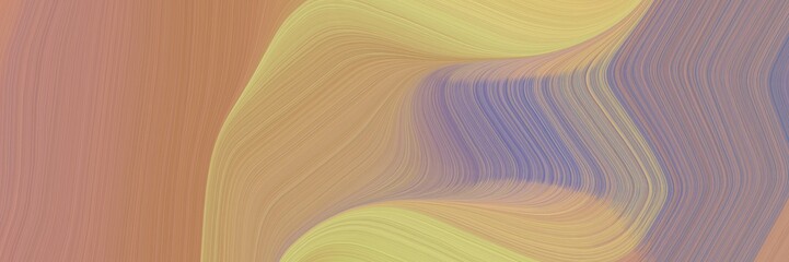 modern decorative waves design with rosy brown, burly wood and slate gray colors