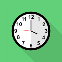 Classic clock icon, 4 o'clock