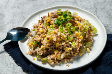 Beef fried rice, Chinese fried rice