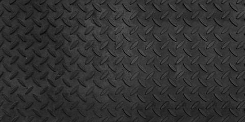 Panele Szklane  Steel plate pattern Manhole cover of black dark color ,Black dark grey Checker Plate abstract floor metal stanless background stainless pattern surface