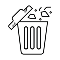 Delete Vector Icon illustration photo