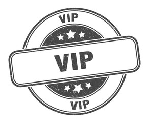 vip stamp. vip round grunge sign. label