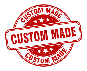 custom made stamp. custom made round grunge sign. label