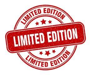 limited edition stamp. limited edition label. round grunge sign