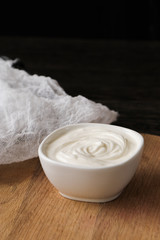 Obraz na płótnie Canvas bowl of cream
