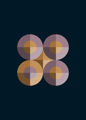 Colour Dots Universe Logo art design illustration