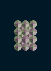 Colour Dots Universe Logo art design illustration