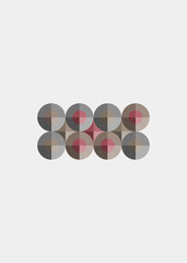 Colour Dots Universe Logo art design illustration