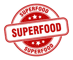 superfood stamp. superfood round grunge sign. label