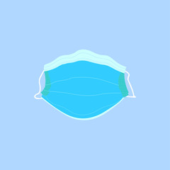 Vector illustration of surgical mask
