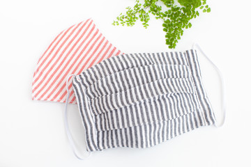 布製の手作りマスク