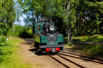 A sight from an old railroad and train museum in Ohs, Sweden