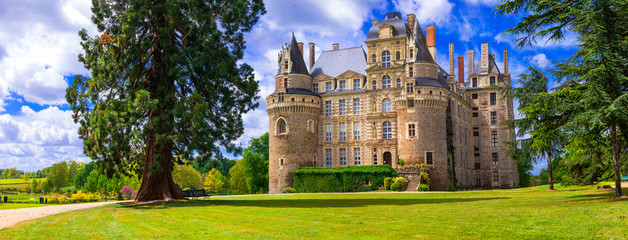 One of the most beautiful and mysterious castles of France - Chateau de Brissac, famous castles of...