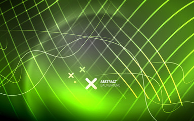 Abstract background - neon line design for Wallpaper, Banner, Background, Card, Book Illustration, landing page