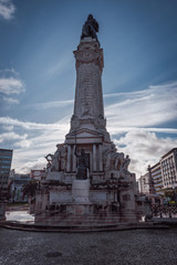 Marques de Pombal monument in Lisbon