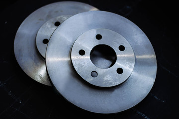 new ventilated car brake discs.