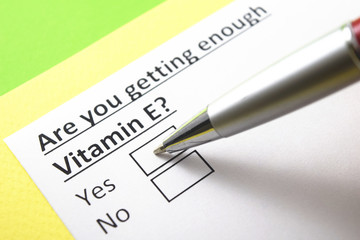 Obraz premium are you getting enough Vitamin E? yes or no?