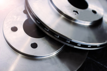 new ventilated car brake discs.