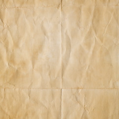 old crumpled paper texture or background
