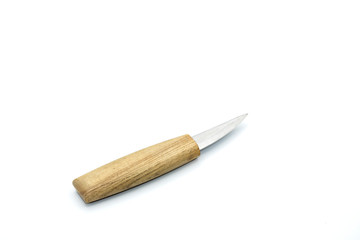 Oak wood carver knife