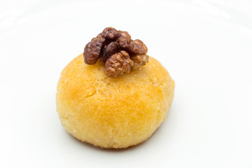 Turkish Desert Sekerpare with walnut