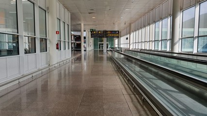 Barcelona's Ghost Airport at quarantine.