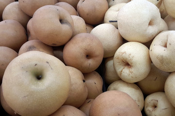 fruits display on the rack to sale