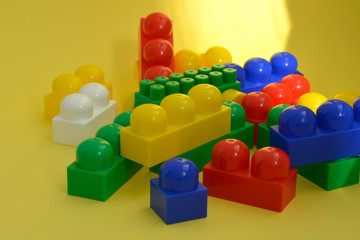 Details of the children's designer. Children's designer for the development of motor skills