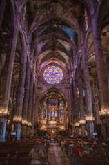 Fototapeta na wymiar Cathedral of Santa Maria of Palma
