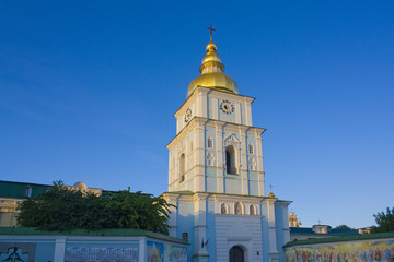 Mikhailovsky Zlatoverhii Monastery in Kiev, Ukraine