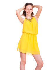 Close up portrait of a young beautiful girl