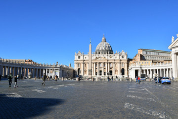 Vatican City in Rome Italy during a sunny day