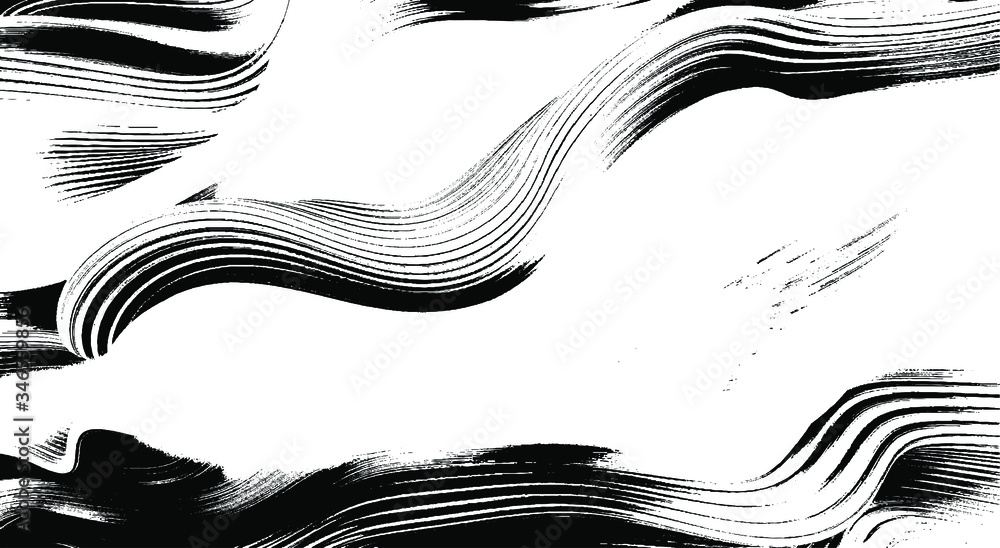 Poster vector brush sroke texture. distressed uneven grunge background. abstract distressed vector illustra
