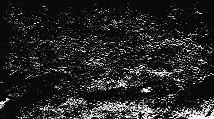 Rough black and white texture vector. Distressed overlay texture. Grunge background. Abstract textured effect. Vector Illustration. Black isolated on white background. EPS10.