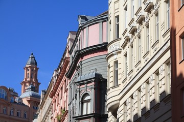 Obraz premium Mariahilf district in Vienna
