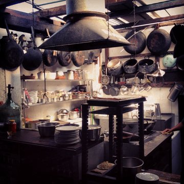 Interior Of Commercial Kitchen