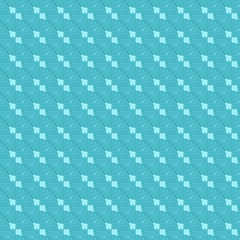 Teal repeat triangle background with abstract geometric seamless textured pattern