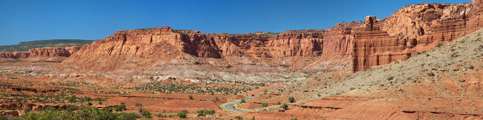 Fototapeta premium Capitol Reef from Panorama Point, Utah