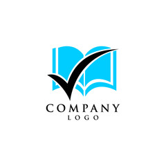 education book logo vector