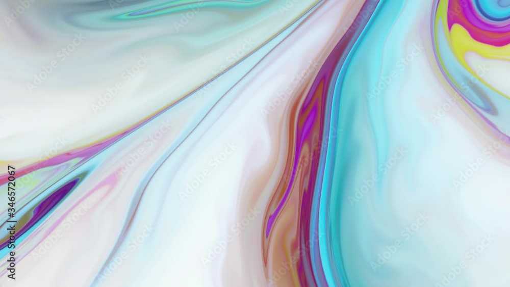 Poster abstract color moving background close up. realistic 3d render