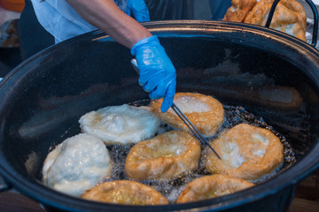 Homemade traditional hungarian dish named 